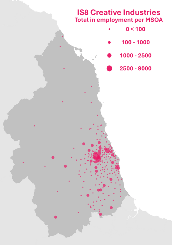 Creative industries map